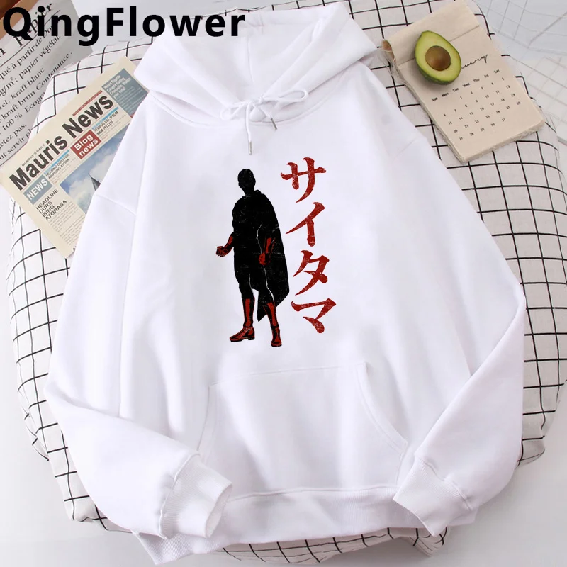 

One Punch Man Saitama hoodies male grunge anime male sweatshirts clothing grunge graphic