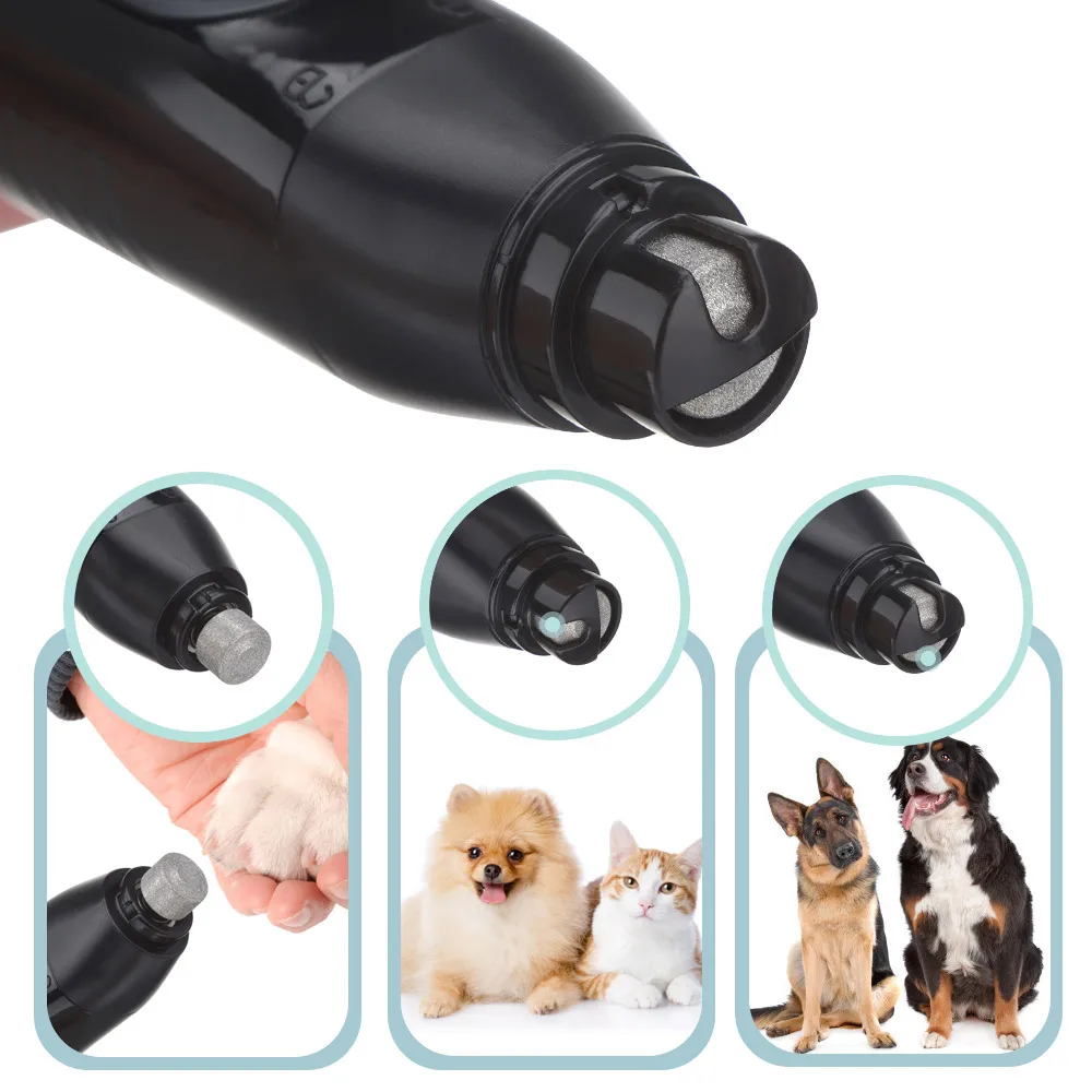 4 in 1 Pet Hair Clipper Grooming Machine Clippers For Trimming Around Paws Ears Prefessional Haircut Nail Grinder Dogs | Дом и сад