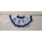 Международный Израиль, плиссированный флаг вентилятора, патриотические флажки, латунные втулки, наружное украшение, подарок, двойная прошивка, оптовая продажа