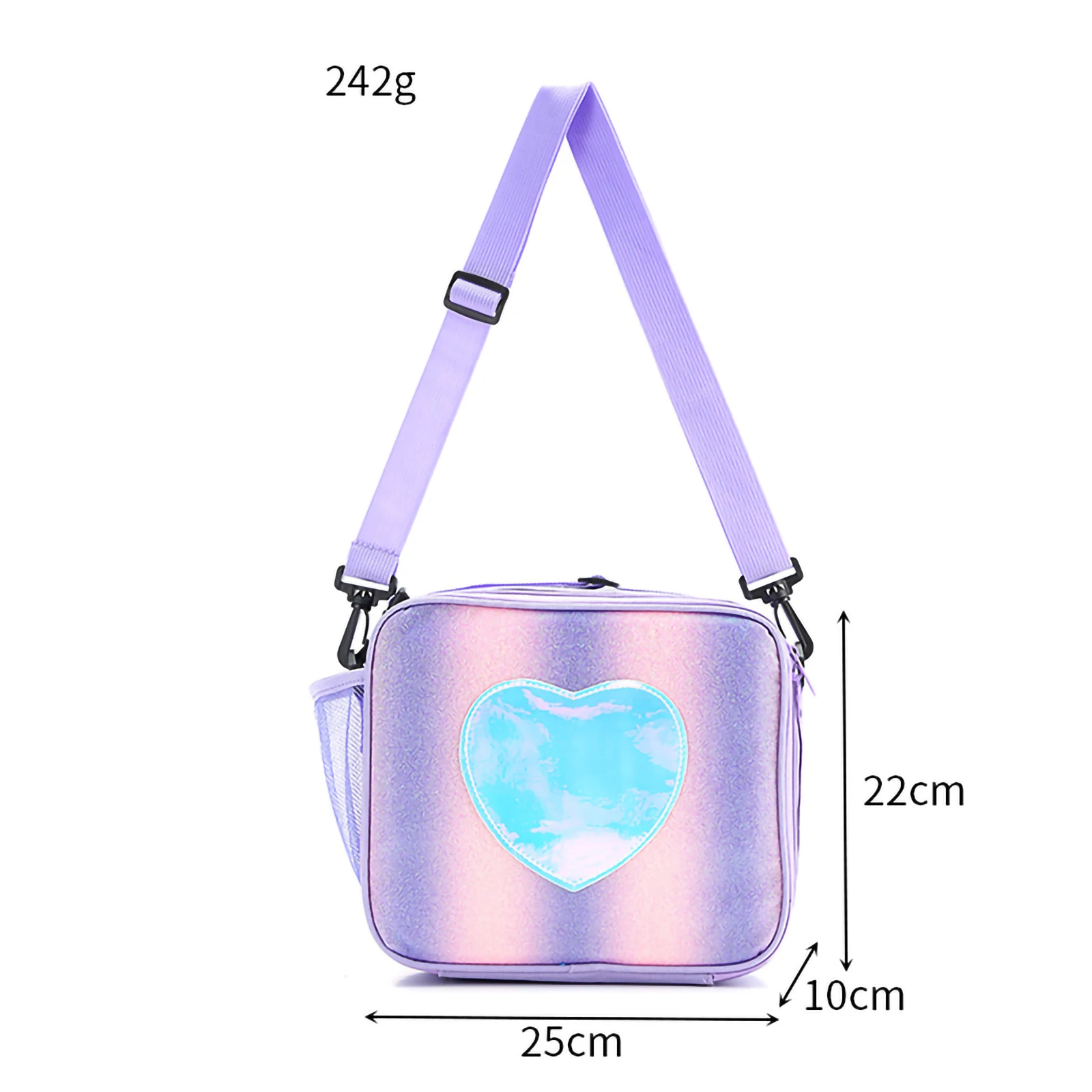Модный Ланч-бокс Laser Rainbow с несколькими карманами герметичная изолированная