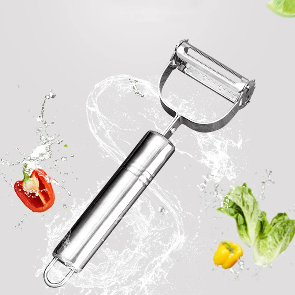 

Portable high quality stainless steel grater shredder peeler vegetable peeler double planer shredder kitchen gadget slicer
