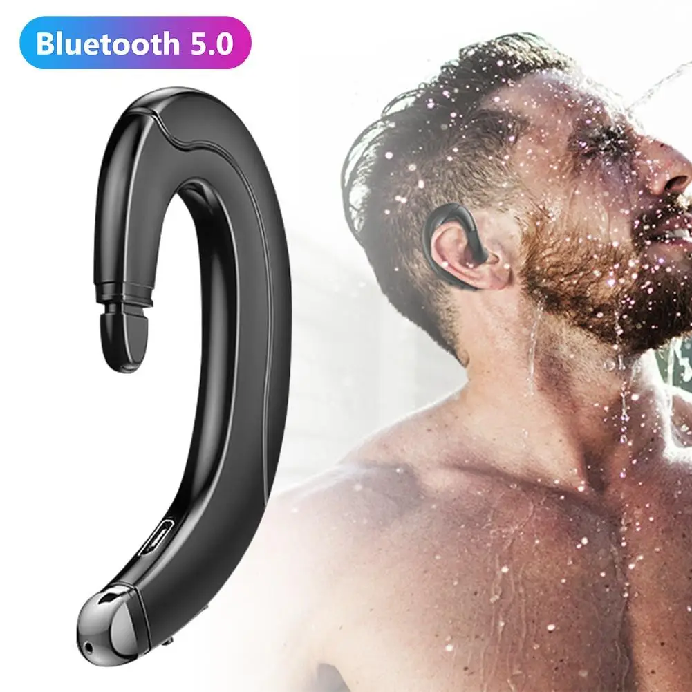 Bluetooth-наушники с ушным крючком и костной проводимостью 5 0 Hi-Fi стерео беспроводные