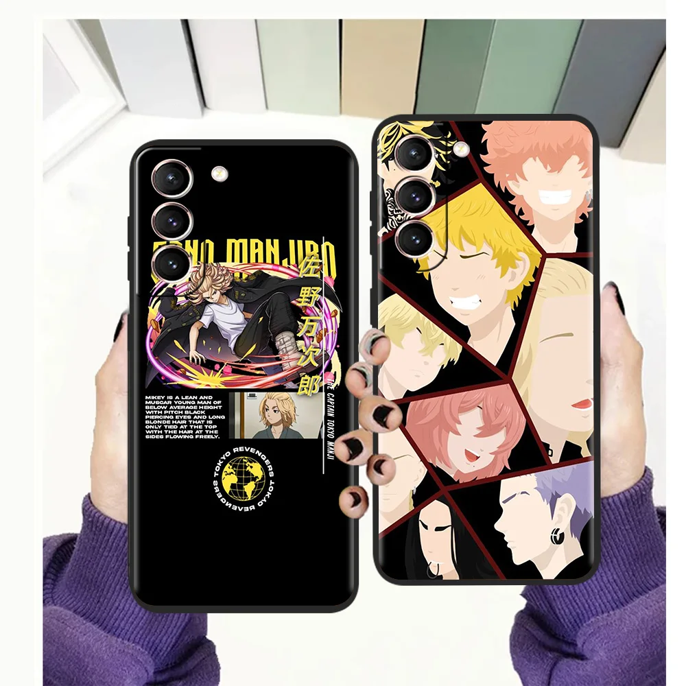 

Tokyo Revengers Phone Case for Samsung Galaxy S20 FE S20 S21 Ultra S10 S9 S8 Note 20 Ultra 10 Plus Silicone Cover Shell Fundas