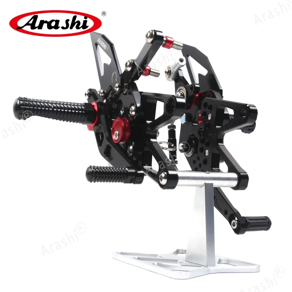 Arashi 1 Набор для TRIUMPH DAYTONA 675 675R 2013 CNC Регулируемые подножки Rider Rearset
