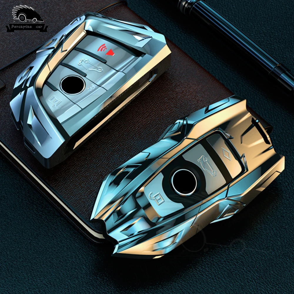 

Zinc Alloy Key Case Cover For BMW 1 2 3 4 5 6 7 Series X1 X3 X4 X5 X6 F30 F34 F10 F07 F20 G30 F15 F16 F25 F26 F18 320i M3 M4 M5