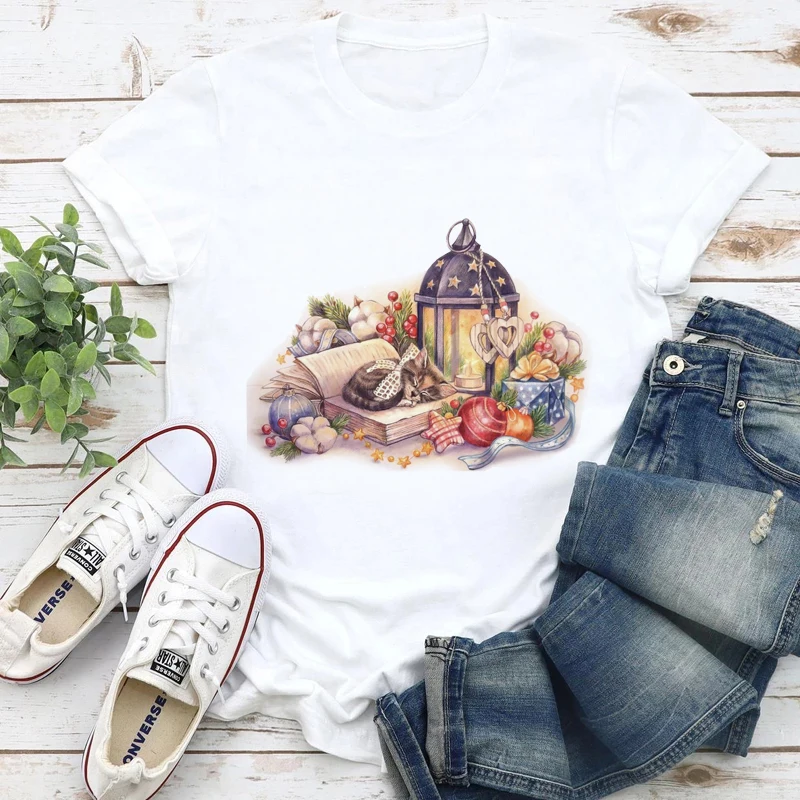

Women's cartoon short-sleeved spring and summer women's clothes, tops, T-shirts, printed women's T-shirts, T-shirts