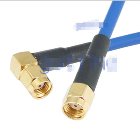 RG402 кабель RP SMA Штекерный разъем для штыревой прямоугольный 4 дюйма ~ 5 м