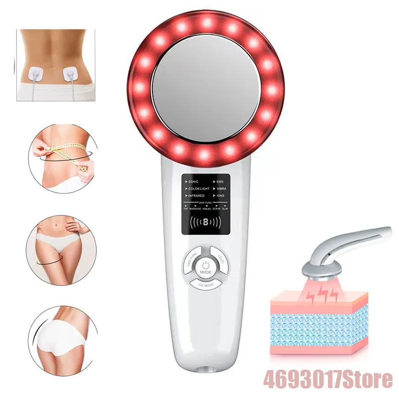 

Ultrasound Cavitation Body Slimming Massager Weight Loss EMS Microcurrent Facial Lift Machine LED Photon Therapy Beauty Device
