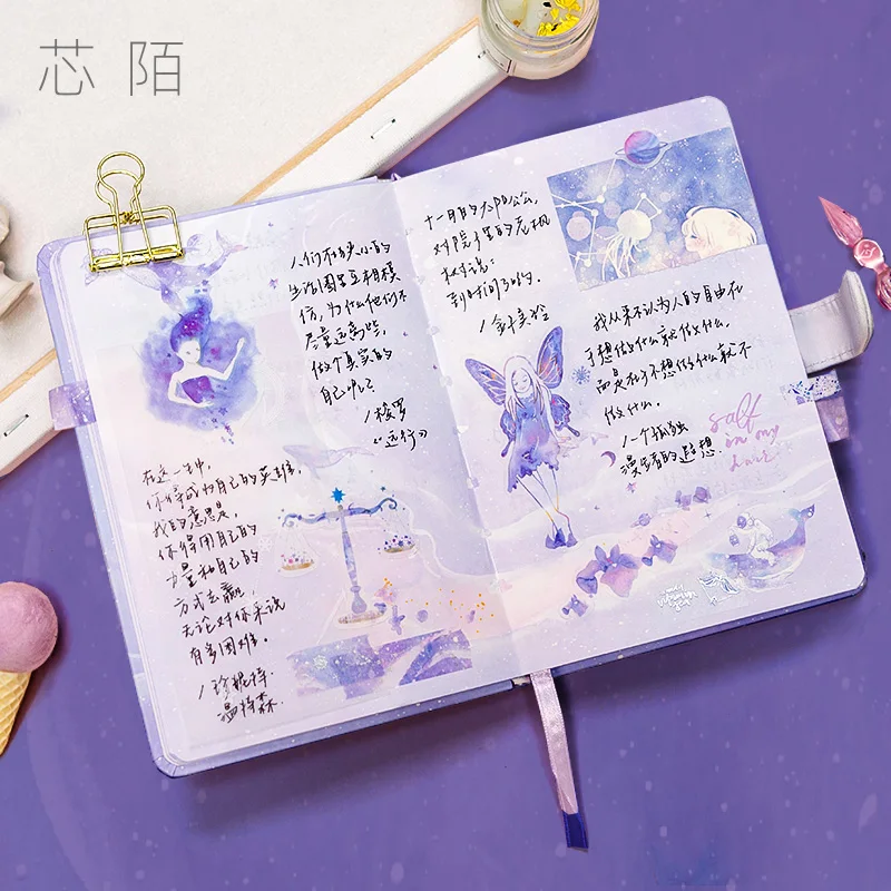 Классическая искусственная Обложка A5 Магнитный Дневник книга школьные