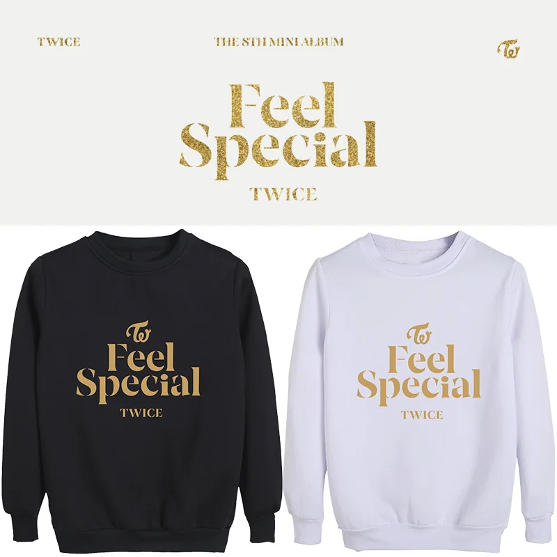 Kpop TWICE Feel Special для мужчин женщин весна осень зима толстовка с капюшоном k pop
