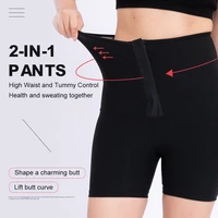 women hot sweat sauna pants high waisted slimming thermo body shaper workout training leggings weight loss gym fitness exercise