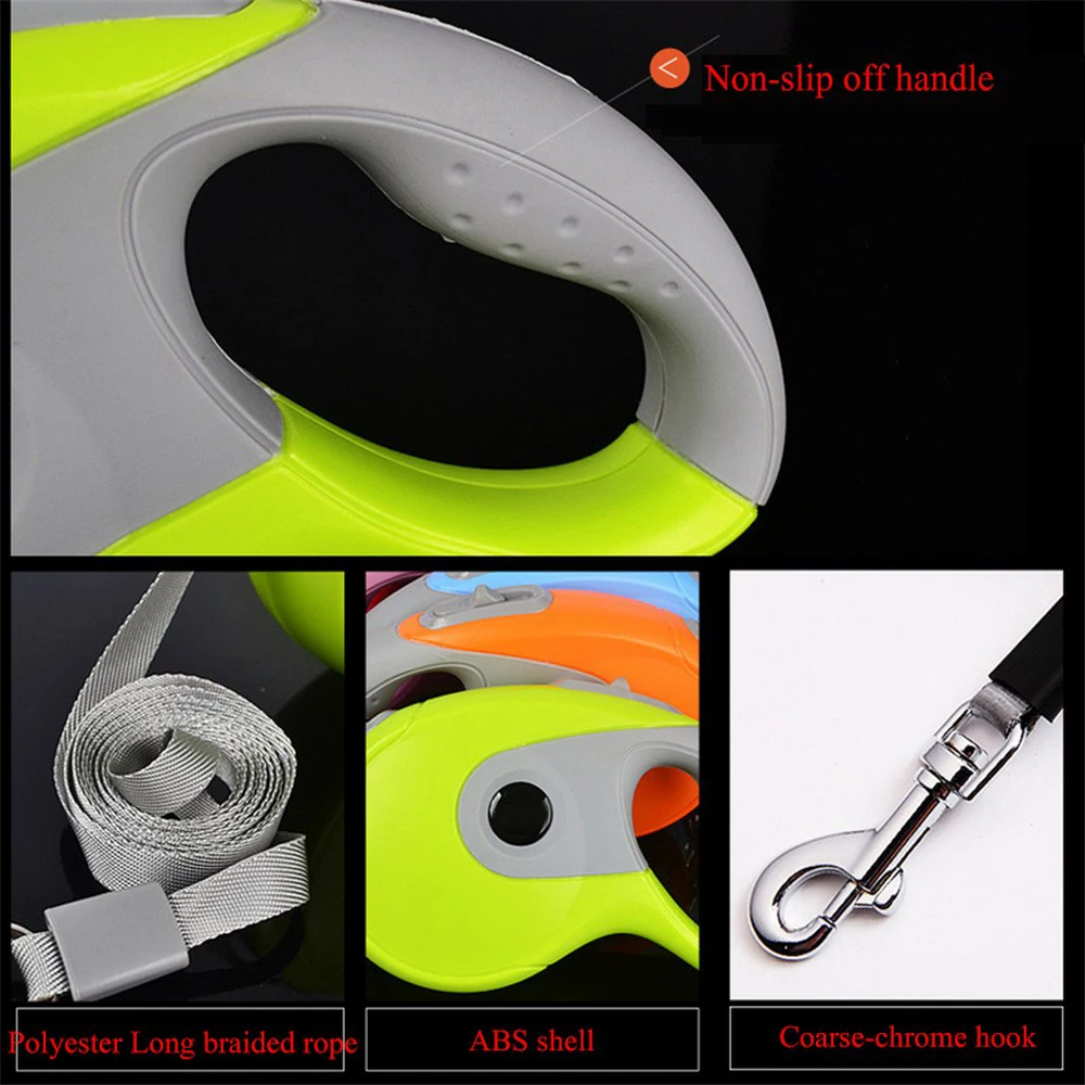 

3M/5M Retractable Dog Leash Automatic Flexible Dog Leash Dogs Cat Traction Rope Leashes for Small Medium Dogs Puppy Pet Product