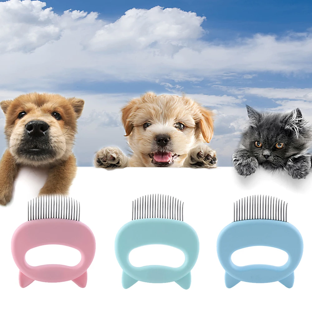 Расческа и щетка для домашних питомцев ручка в форме ракушки ухода за домашними