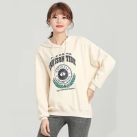 new spring autumn womens hoodie fashion loose and thin plus size pullover outdoor leisure sports womens long sleeved top