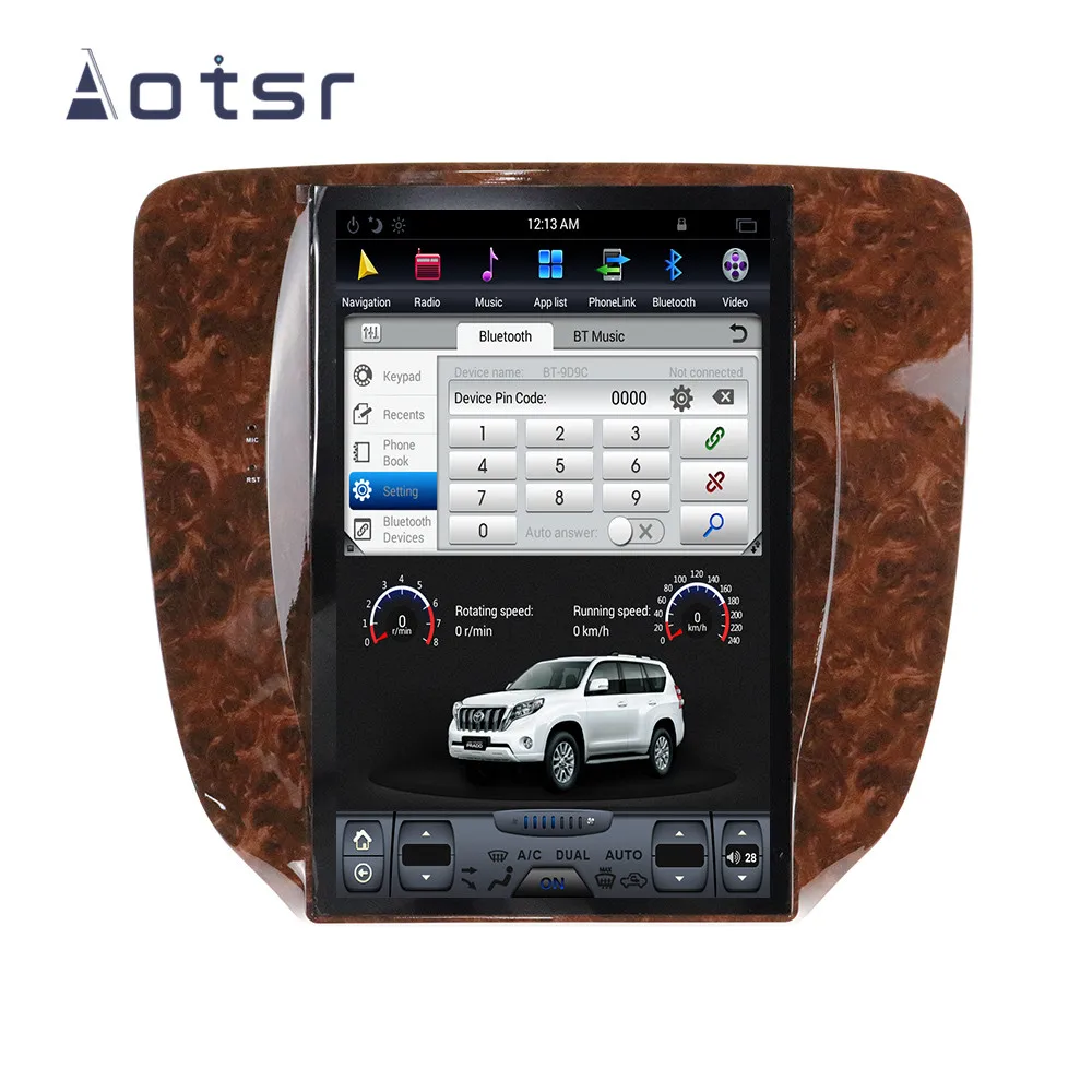 Автомобильная Мультимедийная система Carplay Tesla Android 9 0 4-64 Гб GPS-навигация для GMC Yukon