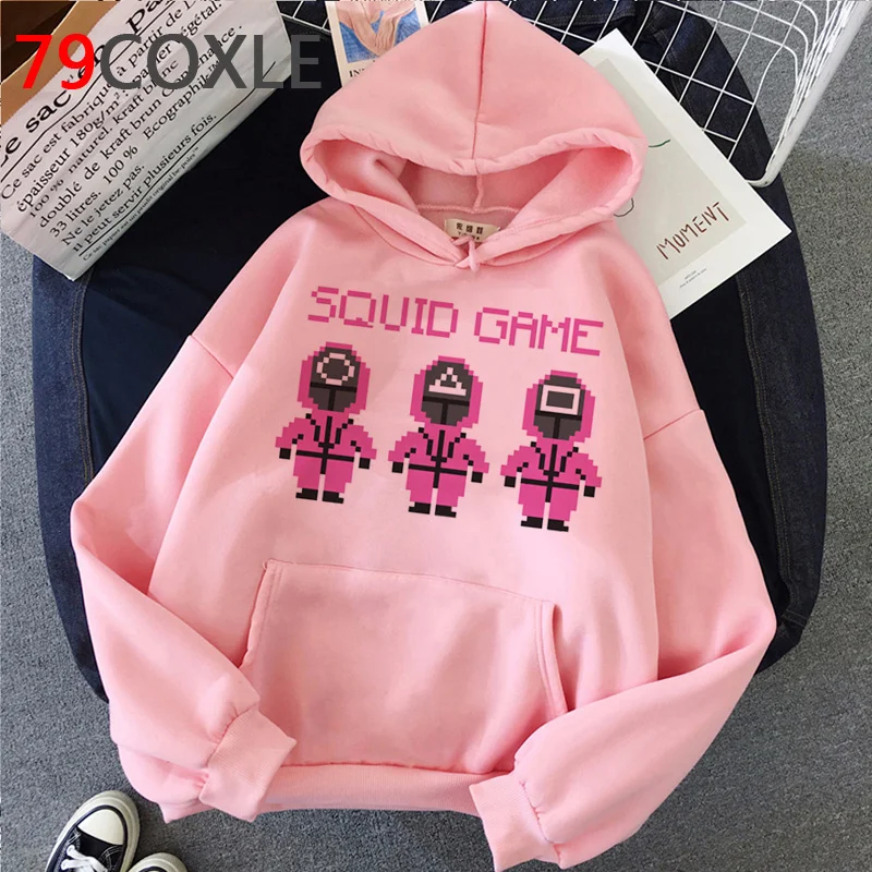 

Squid Game hoodies male Ulzzang 2021 plus size anime men hoody plus size