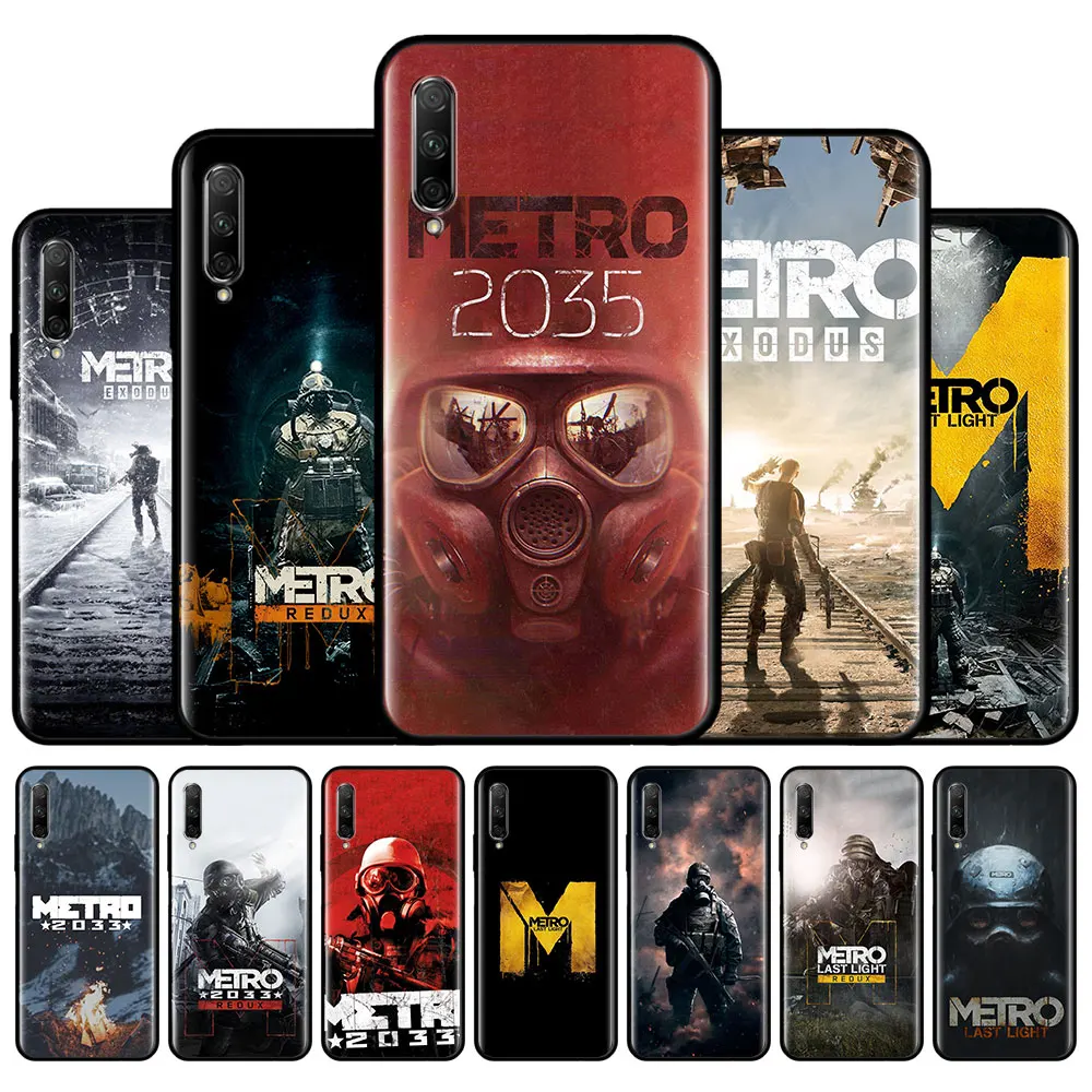 

Metro 2033 Silicone Case Couqe For Huawei Honor 8X 9X 10 20 Lite 20 Pro 8A 9A 9C 9S 20S X10 5G 10i 20i Nova 7i 5T Phone Shell