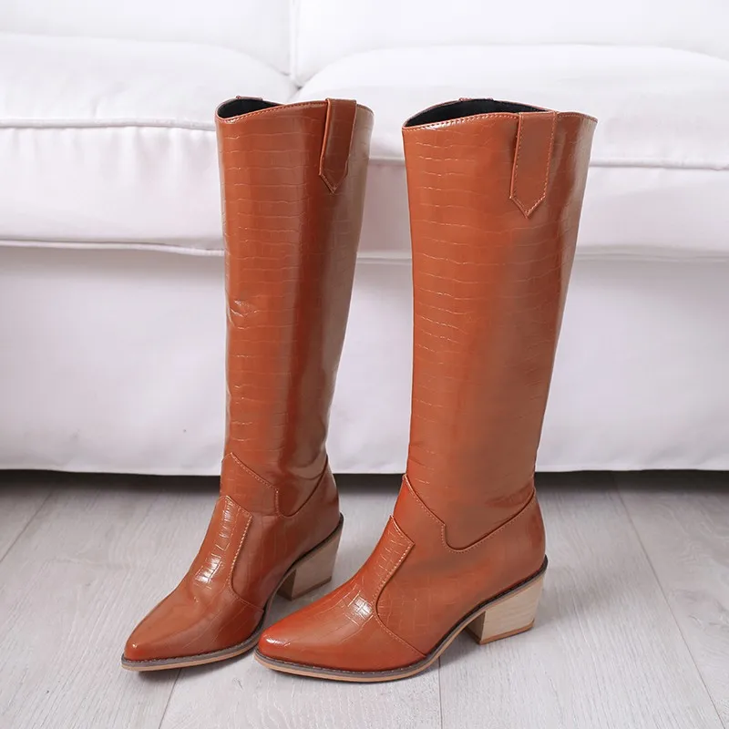 Heels Women's Boots Nubuck Zip Pointed Toe Retro Fashion Autumn Ankle Boots  heel Winter Shoes Women