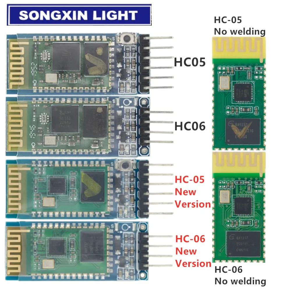 100 шт. HC 05 hc 06 RF Беспроводной Bluetooth приемопередатчик Ведомый Модуль RS232/конвертер | Интегральные схемы -4001066318696