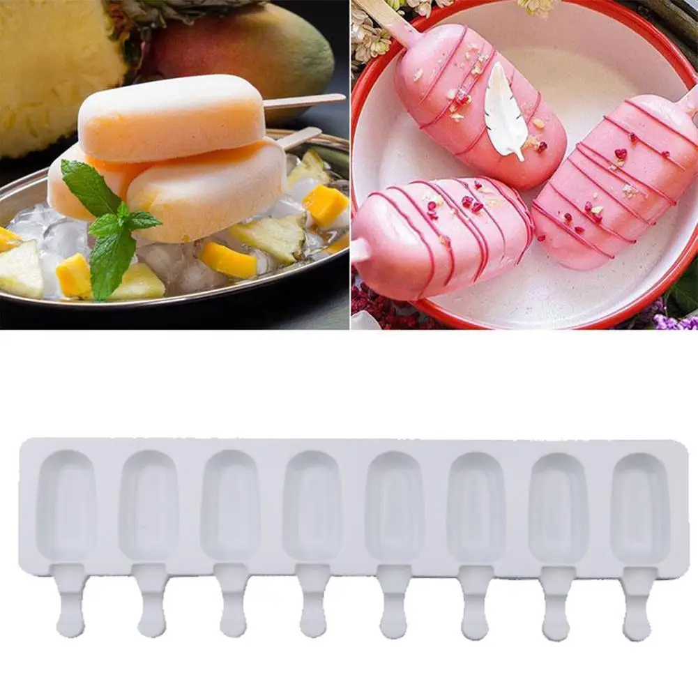 8 ячеек силиконовая форма для мороженого фруктового сока детского приготовления