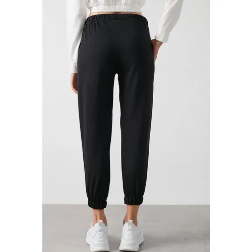 

2020 Women's Waist and Pettitoes Wheel Black Gray Red Lilac Mint Basic Jogger Knit Sweatpants Women Sweatpants