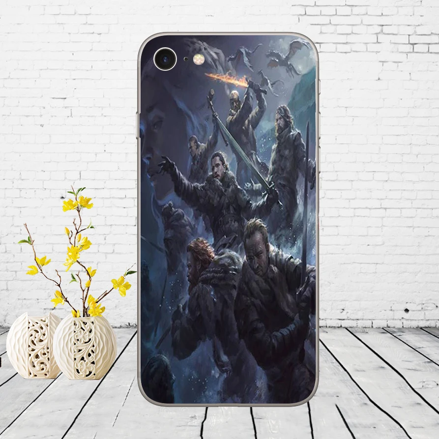 9 98DD Игра престолов сезон 7 Gots7 Мягкий силиконовый чехол для iPhone 5 5S SE 6 6s 8 plus 7 7 Plus X XS SR MAX чехол - Цвет: 9