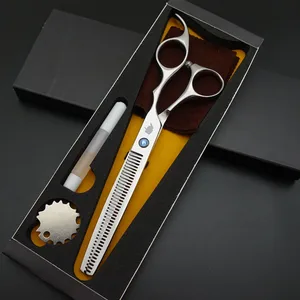 Профессиональные Парикмахерские ножницы SMITH CHU, 7 дюймов, ножницы для филировки, 38 Зубцов, скорость филировки 25%, S037