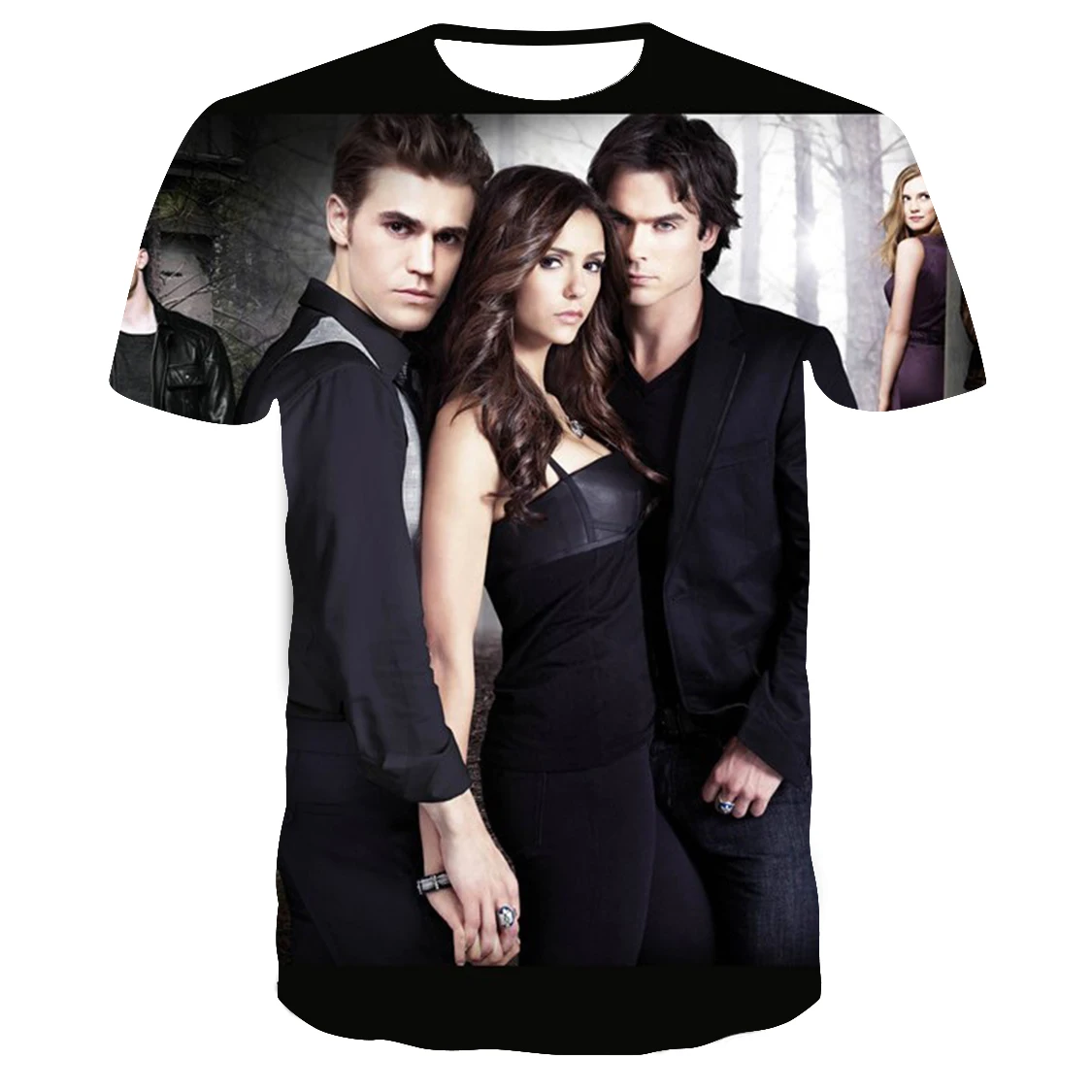 

3D Printmpire Diaries T Shirt Summer Men Women Short Sleeve Tees Casual Boy Girl Kids Tees T-shirt Female Va