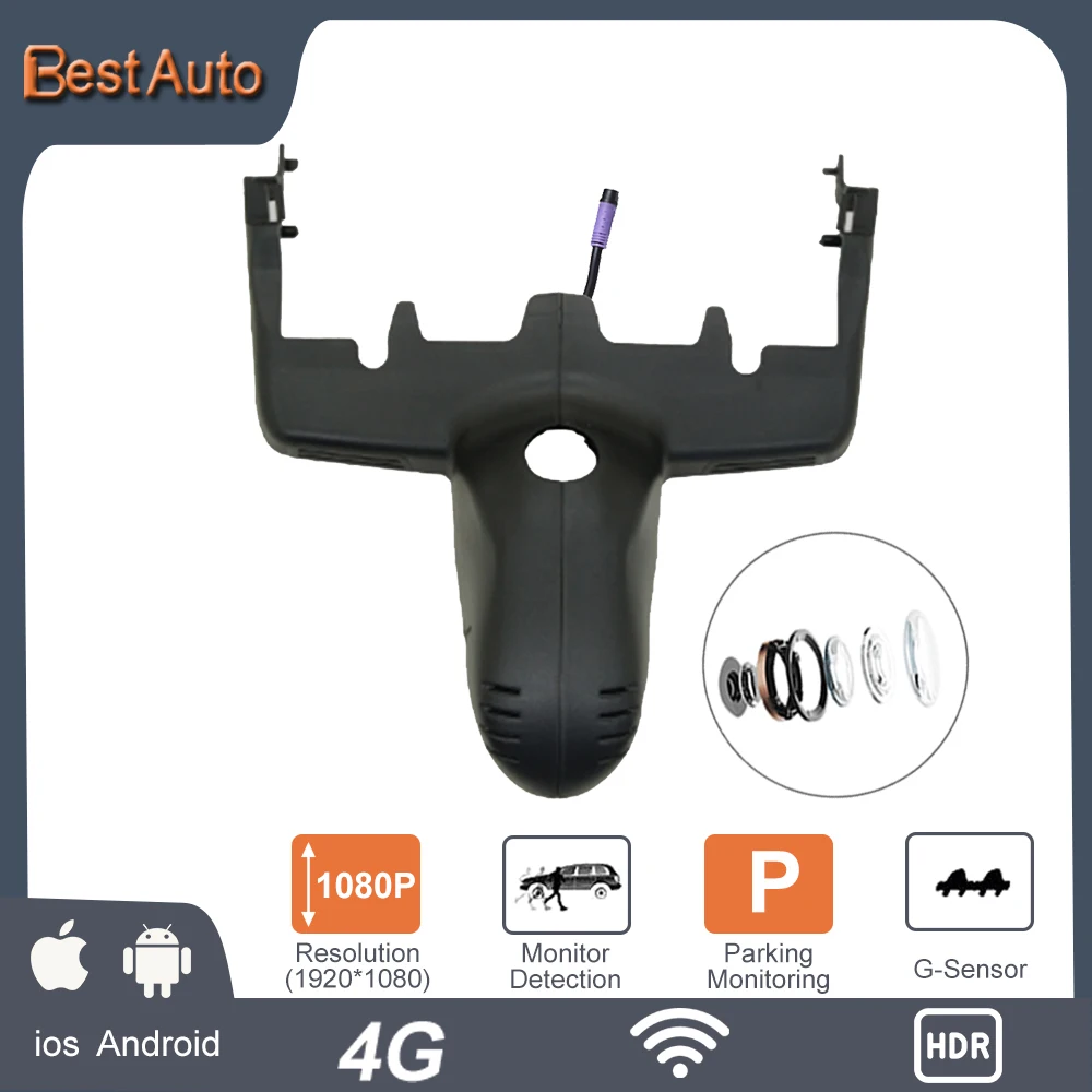 

Цифровой видеорегистратор с циклической записью, Wi-Fi, для BMW X5 Deluxe 3 Series Deluxe X7 Deluxe Sony IMX323