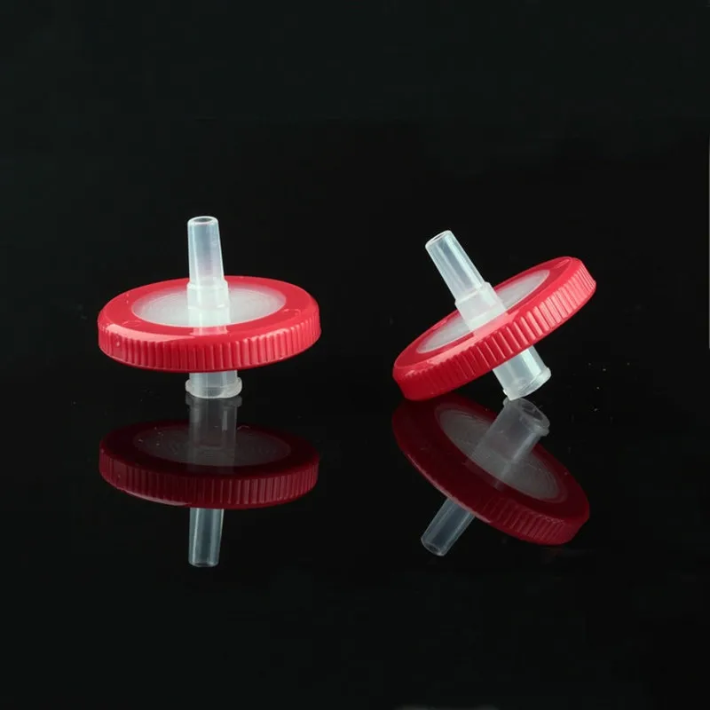 Шприцевой фильтр PTFE Luer Lock 13 мм/25 мм изготовлен из гидрофильного