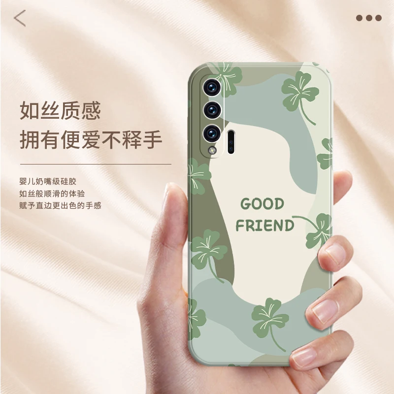 

Huawei Nova 6 SE Case Flower Series Camera Full Protective Soft TPU Phone Bags Coque Funda For Nova6SE