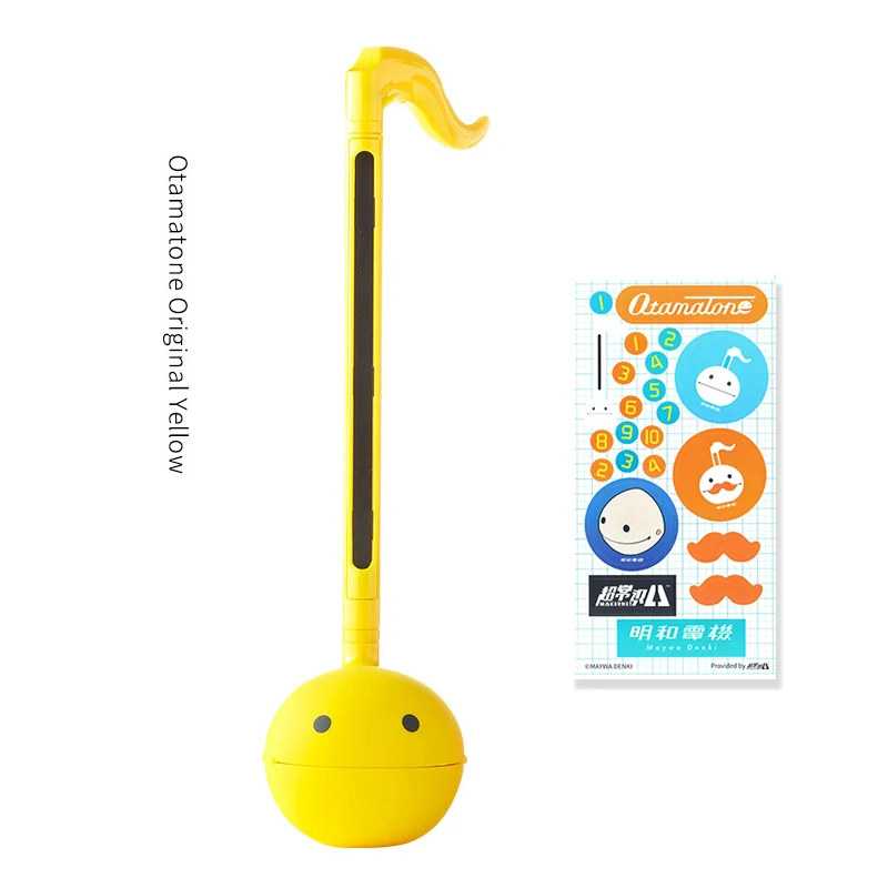 

Otamatone Electronic Musical Instrument Portable 1 Practice Book Cartoon Kids Funny Staff Doll 3 Voice Sound