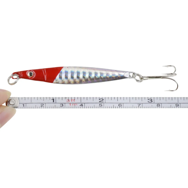 4 шт. 14 дюймов приманка для джиггинга металлическая свинцовая жесткая