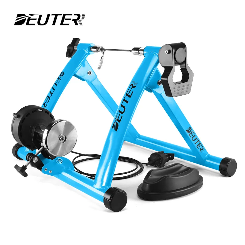 

Magnetic Bike Trainer Stand 6 Resistance Levels Cycling Rack Indoor Bicycle Exercise Training Stand for 26-28 Inch Bike Tires