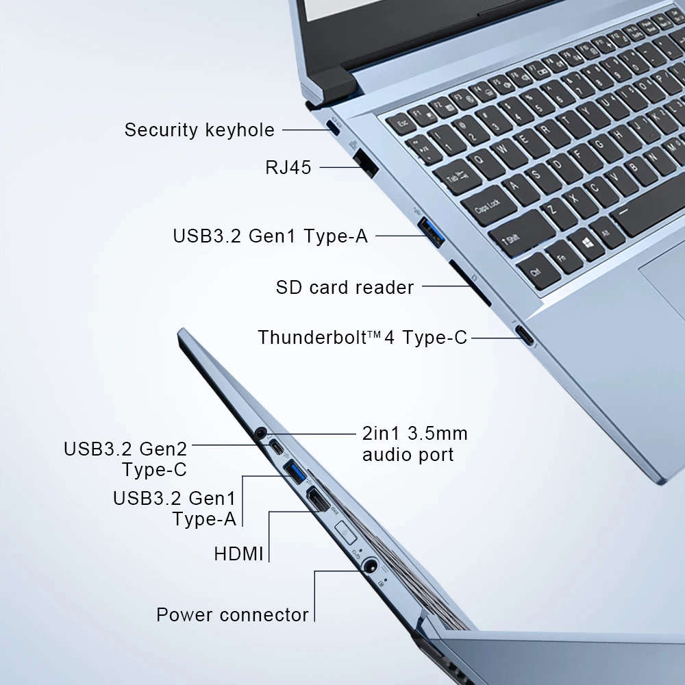 S1 11 Intel i5-11300H ноутбук 14 дюймов 100% sRGB FHD IPS Iris Xe графика офисный компьютер Ноутбуки 2