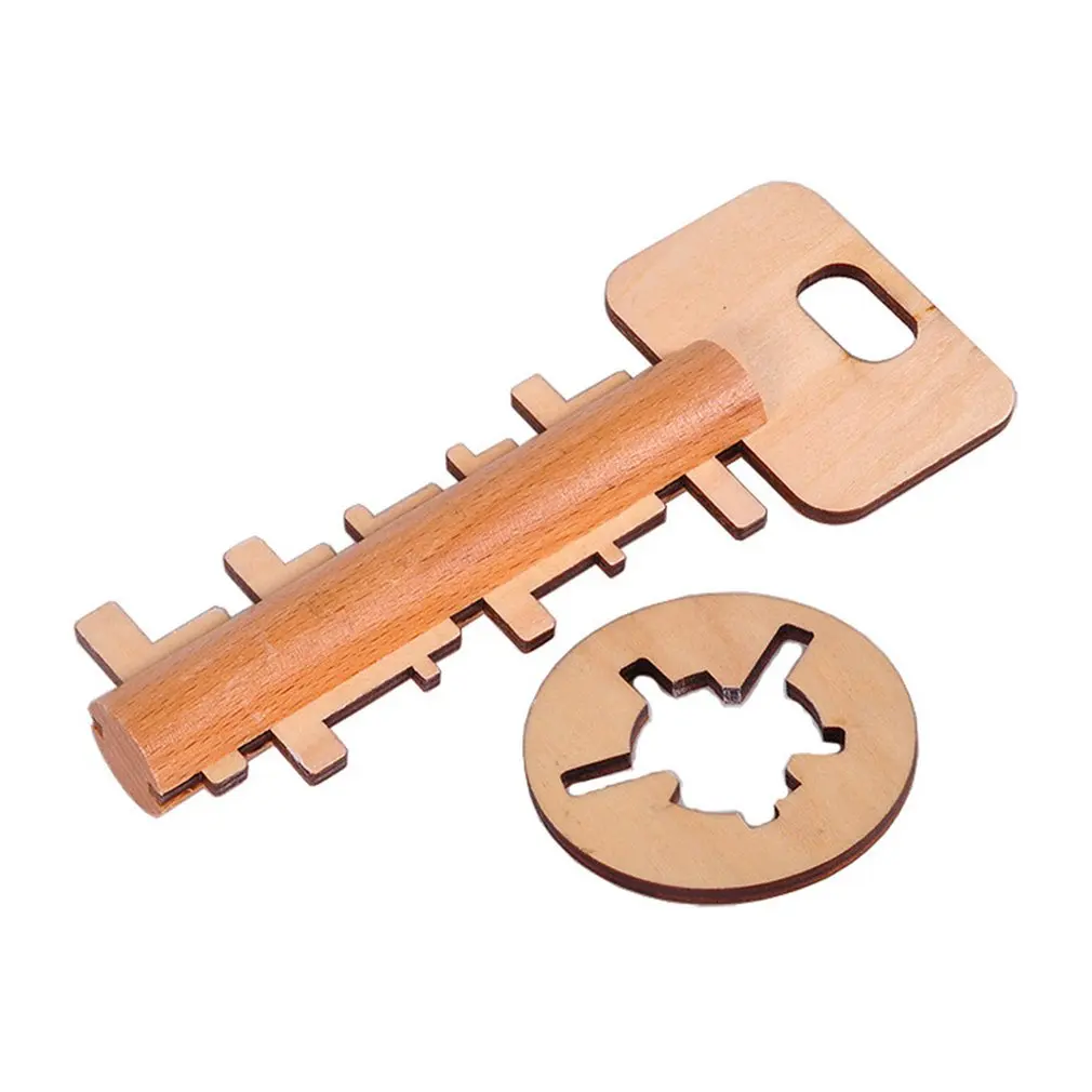 Детские забавные игрушки Kong Ming Lock деревянная игрушка брелок для
