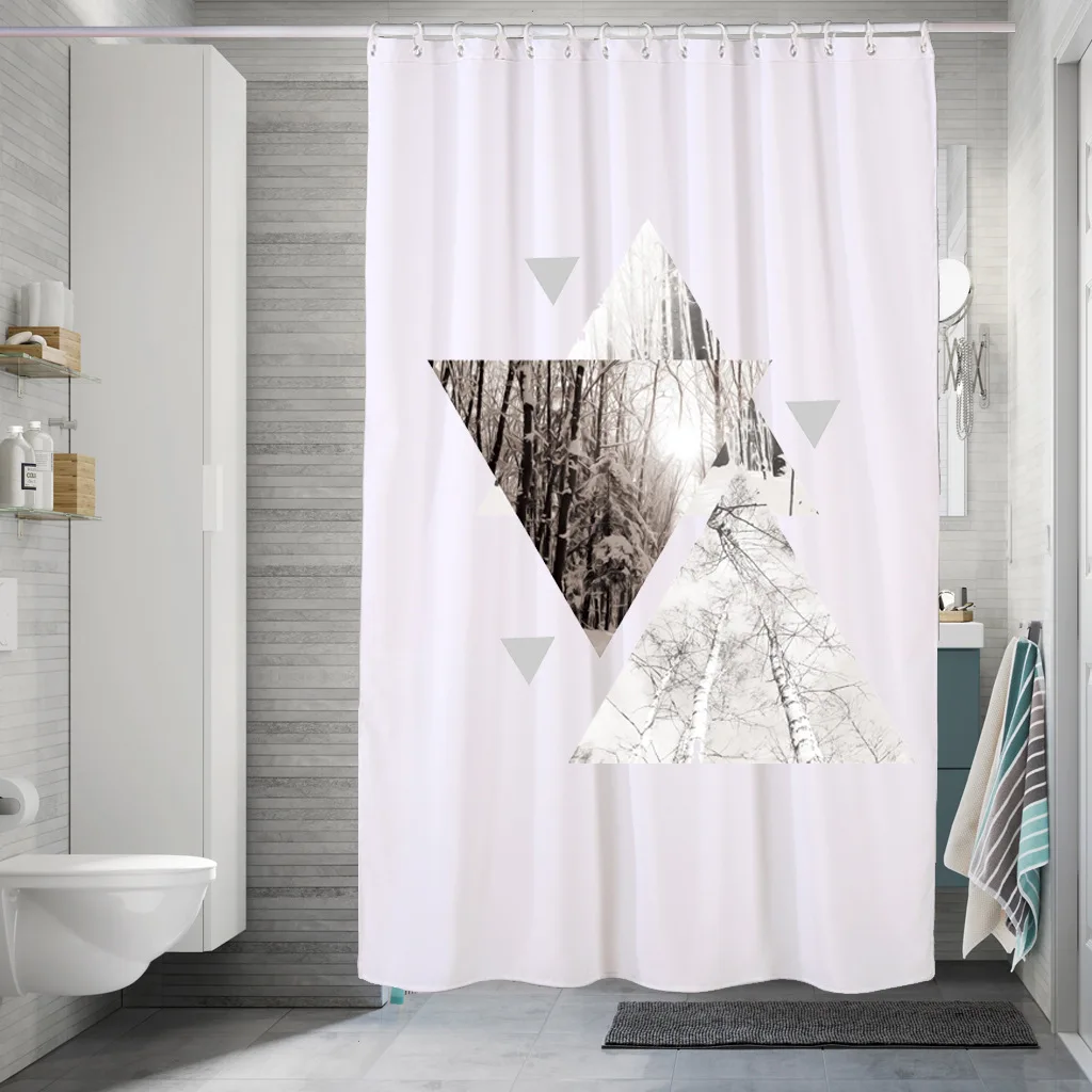 180x180 см Прекрасные купальные занавески для душа с морской рыбой