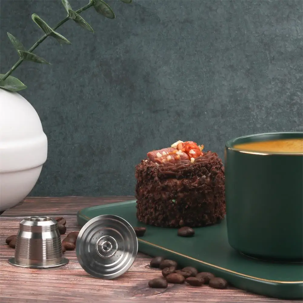ICafilas для капсулы кофе nespresso нержавеющая сталь многоразовый фильтр Pod подарок