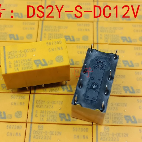 

New 10PCS/LOT DS2Y-S-DC5V DS2Y-S-DC12V 5V 12V 1A 8PIN