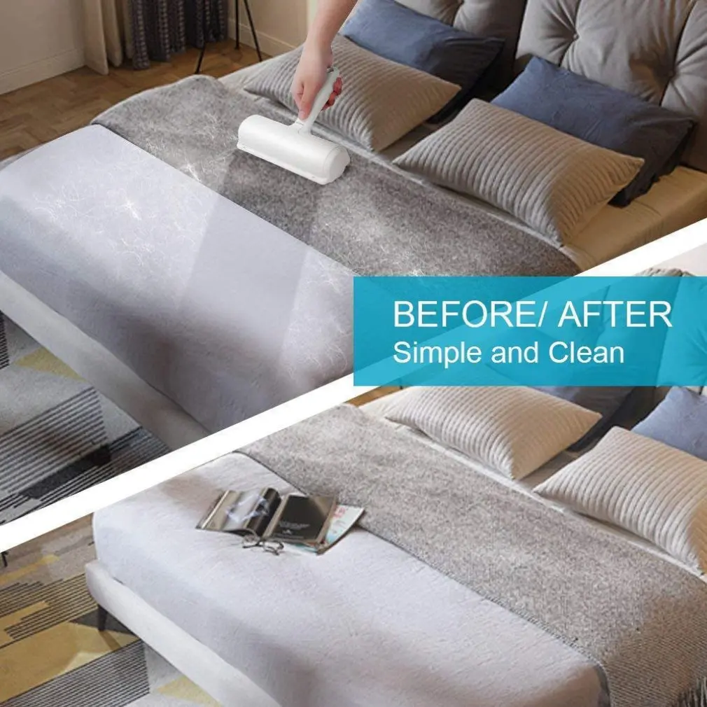 2 полосная для ухода за волосами щеточка чистки меха удаление ролик льняная кисть