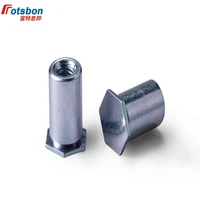 bsoa m6 16 blind hole threaded standoffs self clinching feigned crimped standoff server cabinet sheet metal spacer pin hex rivet