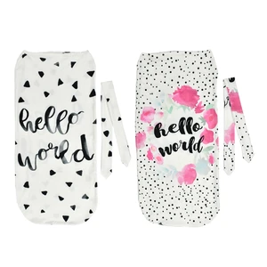 2 шт.компл. мягкое милое Пеленальное Одеяло для новорожденных детский спальный мешок муслиновая повязка на голову фото реквизит