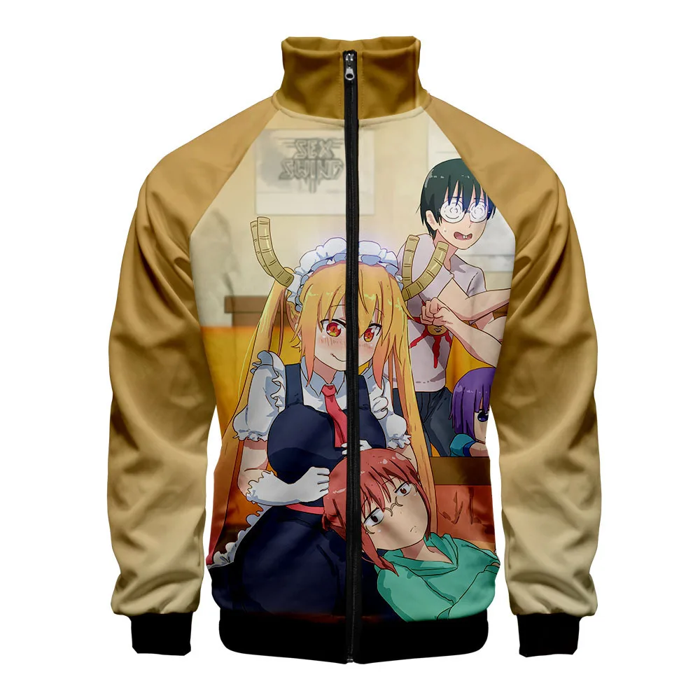 Кардиган с воротником-стойкой на молнии для косплея