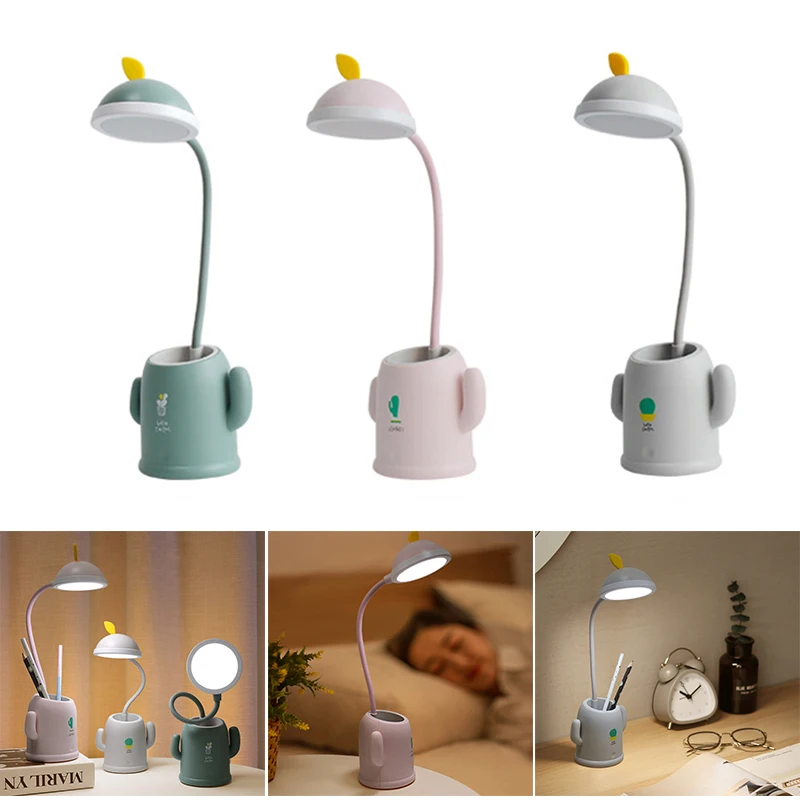 

1200mAh LED Chargeable Table Lamp Touches Sensor 3 Brightness Adjustment Eye Protection Night Light Free Indoor Lighting