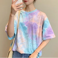 xuxi 2019 copying t shirts women shirts 100 cotton short mango t shirt neck summer short slender tops casual shirt fz727