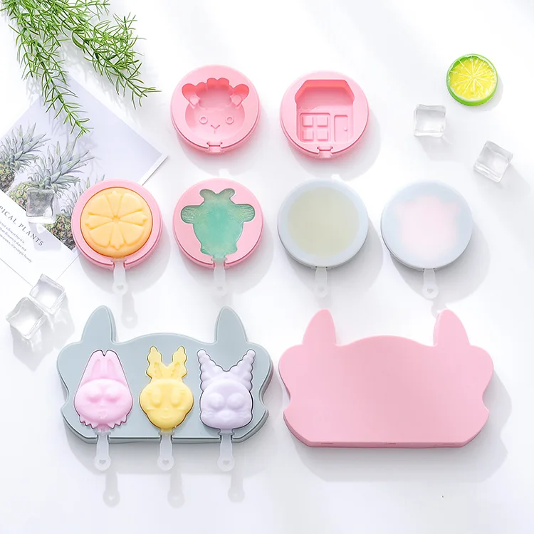 

Lollipop silicone mold Home-made children's chocolate Soft Q candy mould Epoxy baking tools fondant molds