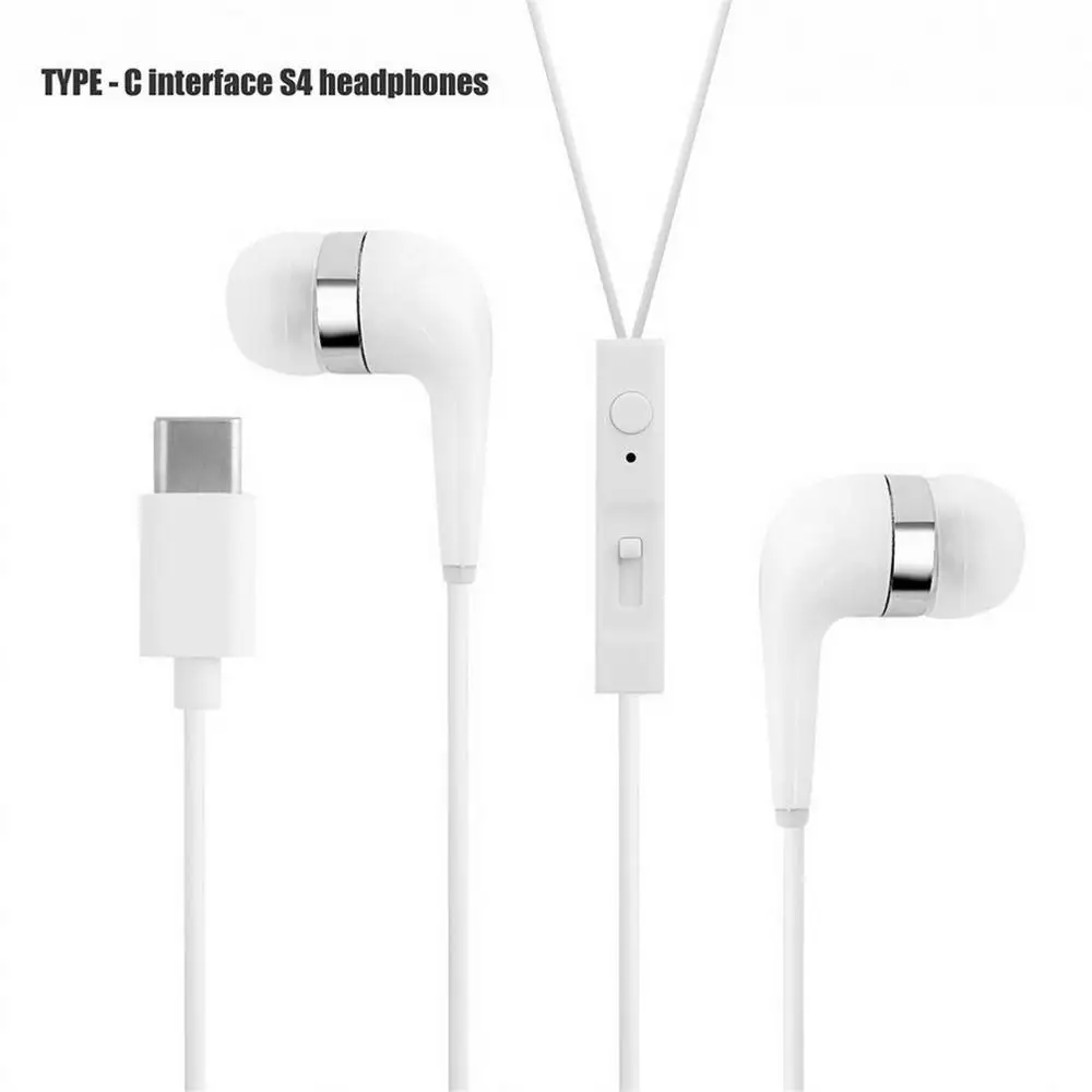 Оригинальный Тип-C Наушники цифровой USB наушники-аксессуар проводной Управление