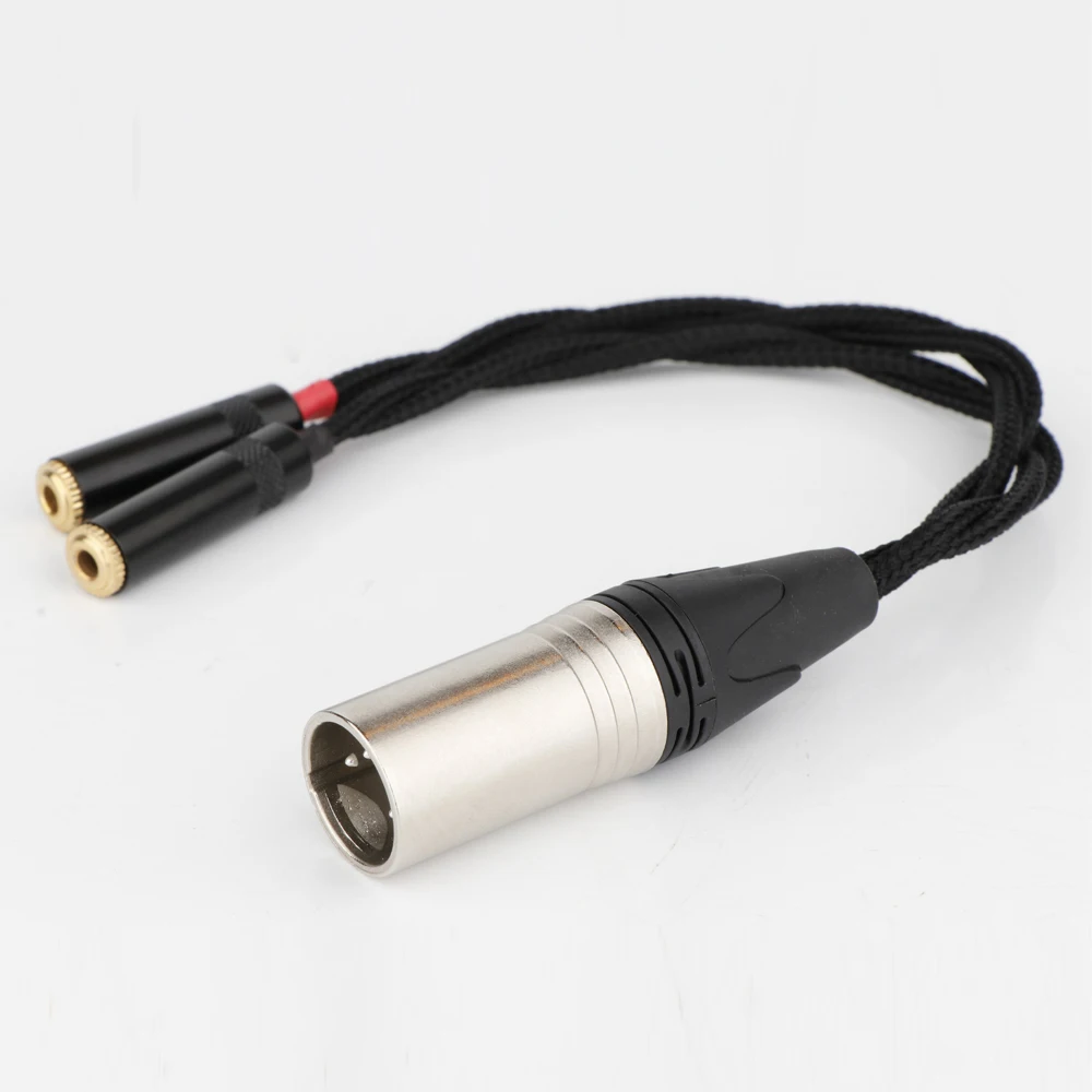 

Preffair Hi-end 4pin XLR сбалансированный штекер на двойной 3,5 мм Женский (Сбалансированный) аудиоадаптер для наушников HiFi аудио адаптер для наушников