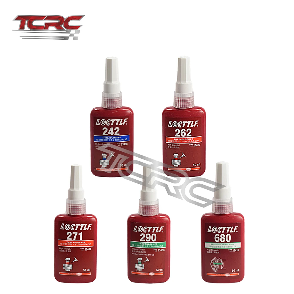 

TCRC 1 шт. 50 мл 242/243/262/271/290/680 балер акриловые сушка анаэробный гель для металлических резьбовых сборки цилиндрической формы