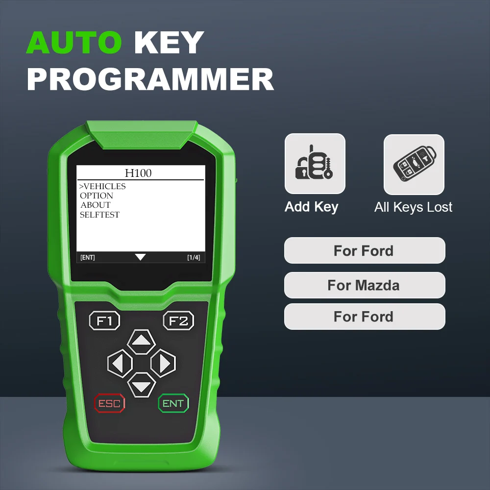 OBDSTAR H100 For Ford/Mazda Auto Key Programmer Contact Us for Exact Car list Before Ordering |